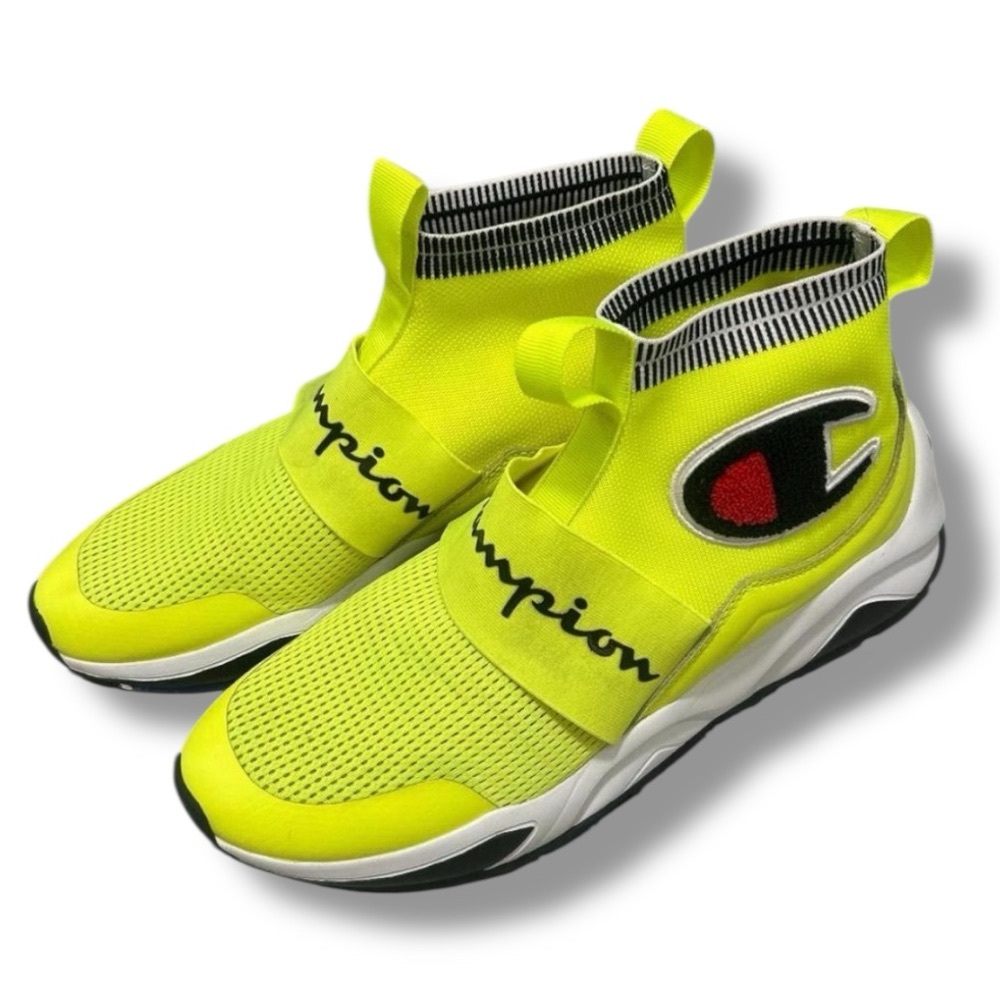 Champion Men’s Rally Pro Sneakers Neon Yellow | Size 12